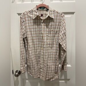 Men Orvis Long Sleeve Button Down - Size Small